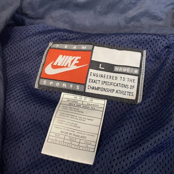 Nike Sports NCAA Penn State Football Windbreaker Jacket Size L Vintage - Picture 6 of 9